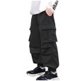 thumbnail image 1 of Cargo Pants for Boys Size 14-16 Kids Casual Elastic Waist Drawstring Cargo Sweatpants Teens Active Workout Joggers Pant with Pockets Pull on Active Sweat Pants Lightweight Loose Sweatpants Clothes, 1 of 5