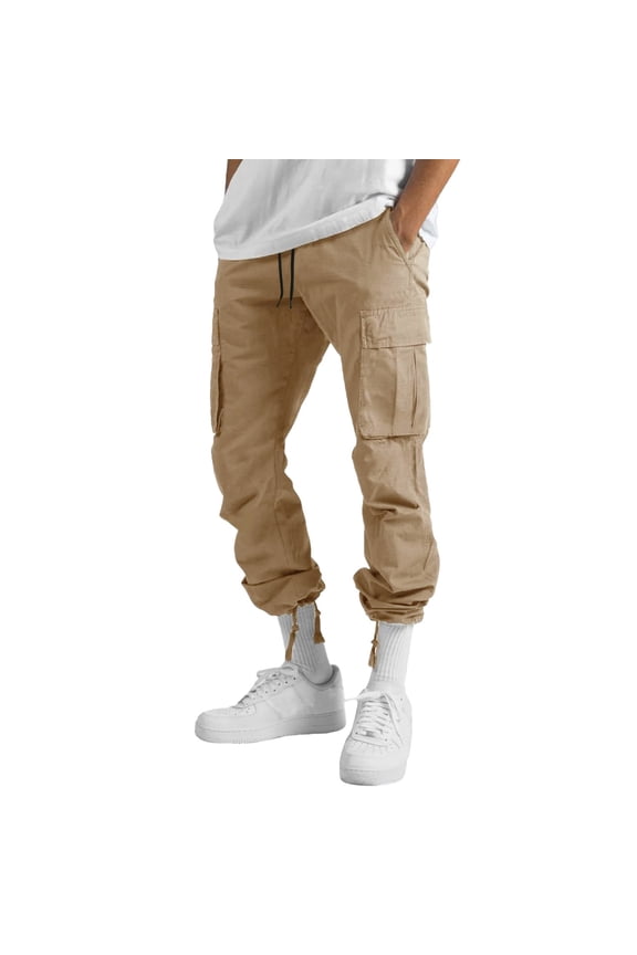 Cargo Pants For Men Cargo Pant Solid Khaki M