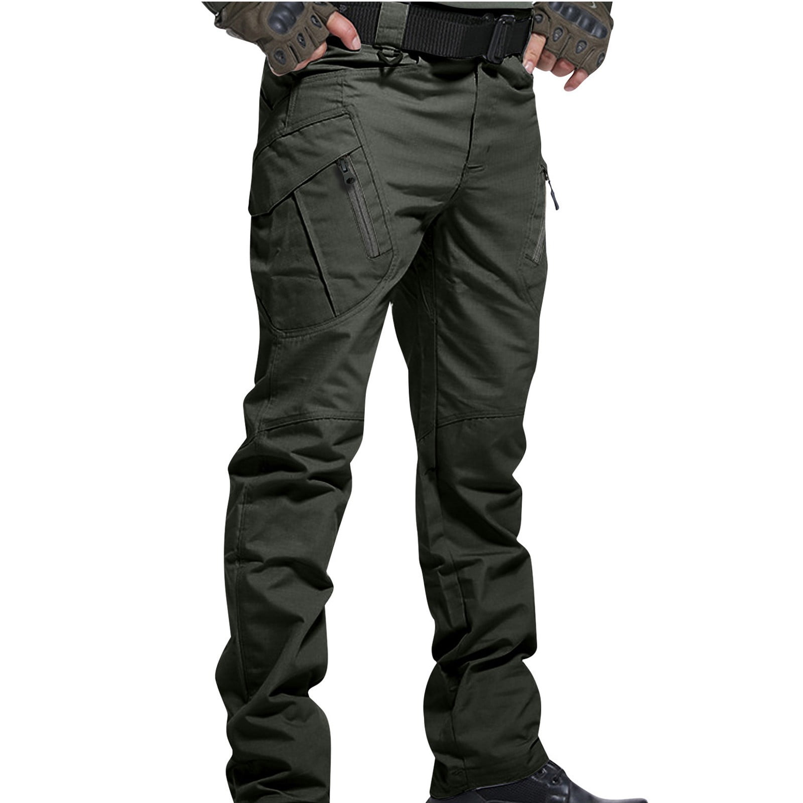 Cargo Pants For Men Stretch Hiking Pants Loose Fit Trendy Casual
