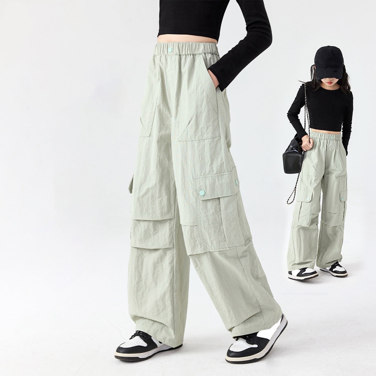 Mini Radish - Black Baggy Pants - 2 Left Size 8-10 & 10-12 years main image 1