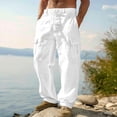 thumbnail image 1 of Cargo Pants Men Baggy Pants Mens Jogger Pants with Pockets Mens Leisure Pants, 1 of 7