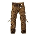 Cargo Pants for Men Casual Joggers Pants Stretch Waist Drawstring Cargo