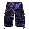 thumbnail image 1 of Cargo Pants for Men Men'S Loose Casual European And American Work Clothes Camouflage Shorts Large Multi Pocket Five Point Pants Pants Men 20252025, 1 of 3