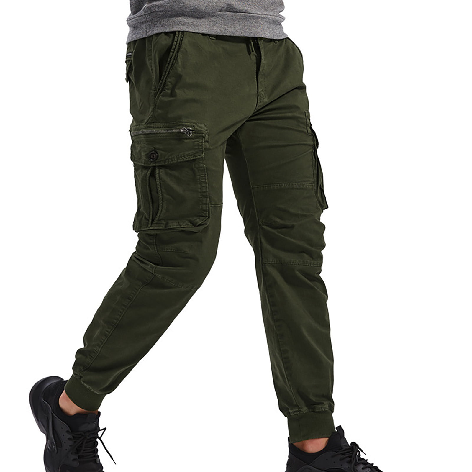 Men's Slim Fit Stretch Cargo Jogger Pants - Walmart.com