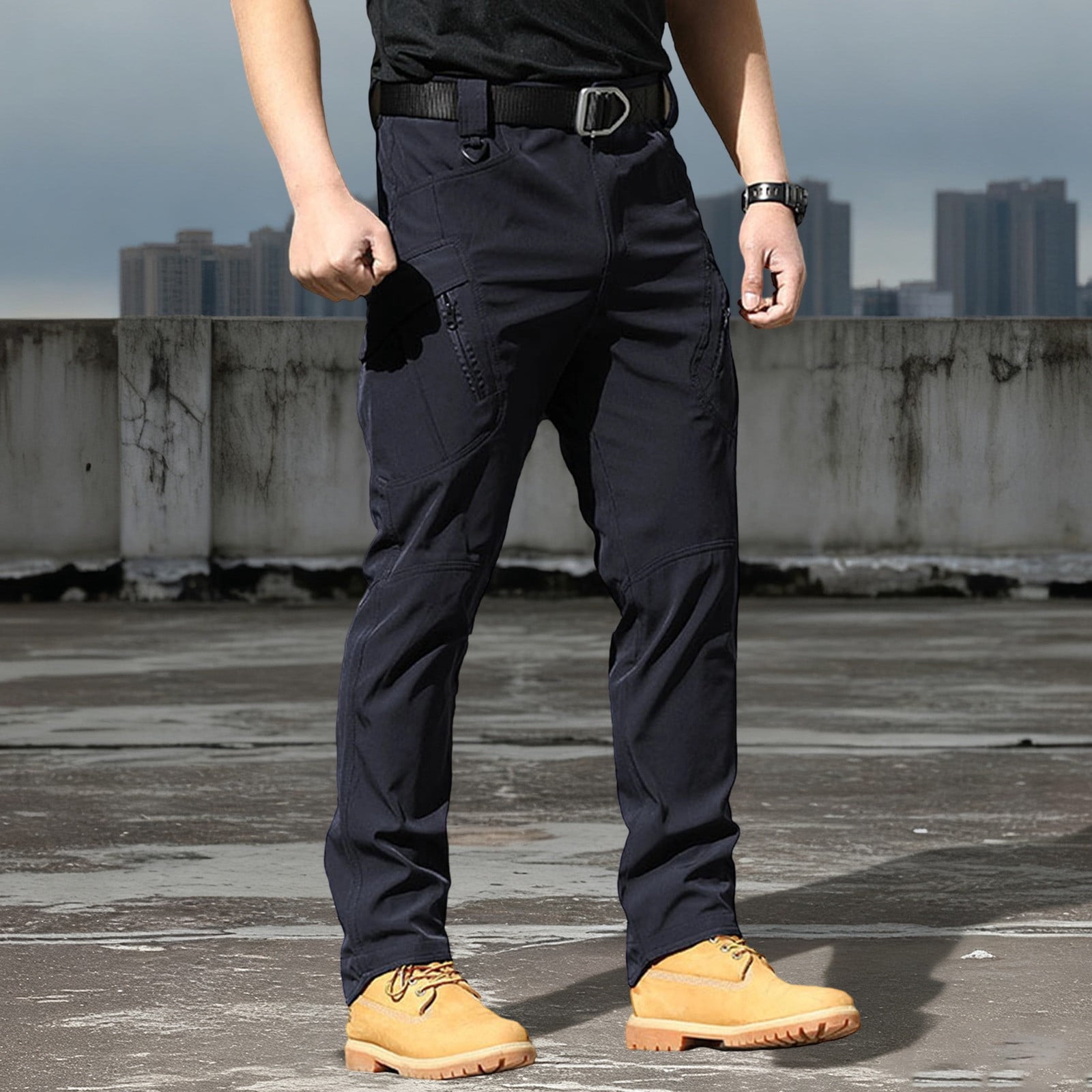 Cargo Pants Men Relaxed Fit Slim Fit Straight Leg Casual Pants for Men ...