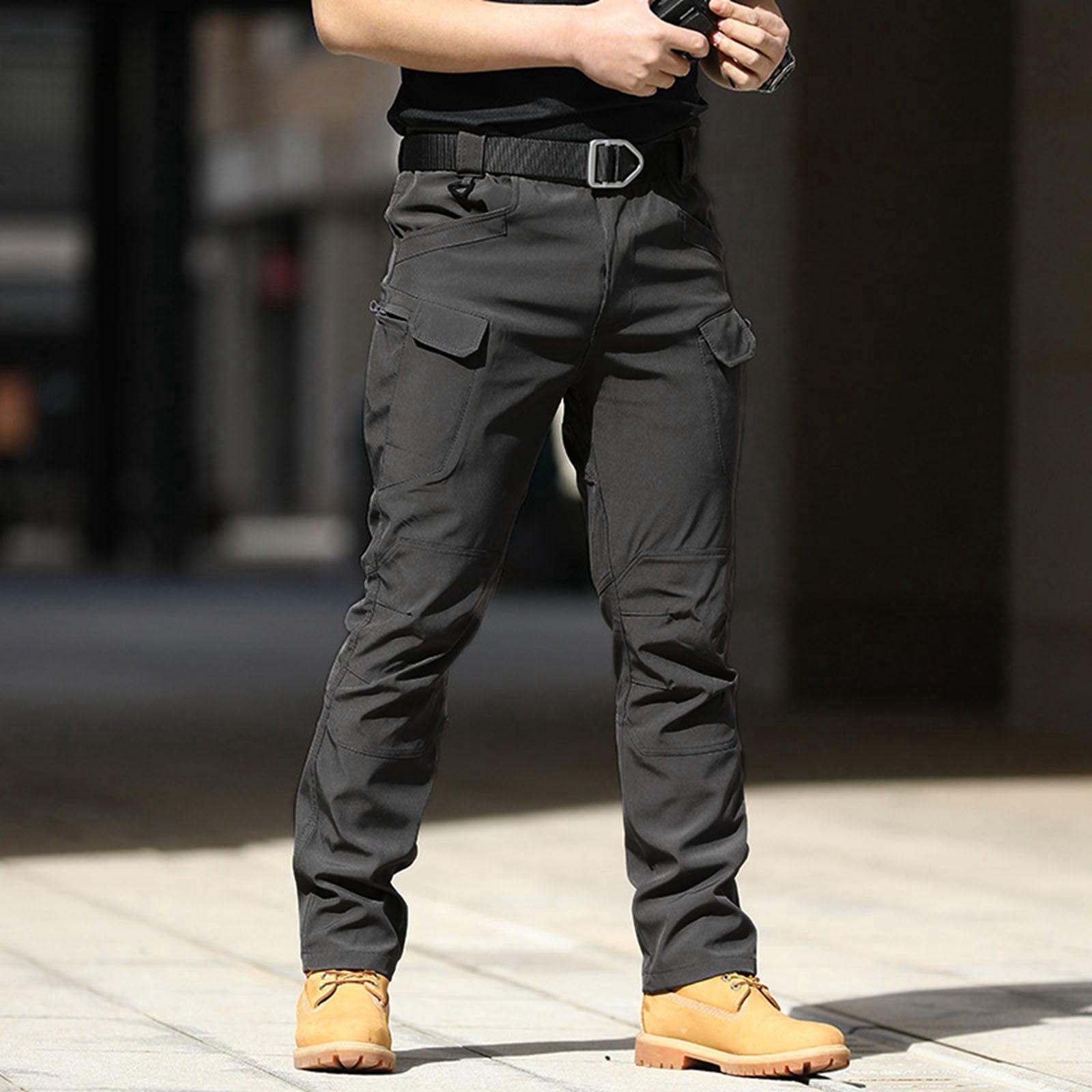 Cargo Pants Men Relaxed Fit Slim Fit Straight Leg Hiking Tactical Pants ...