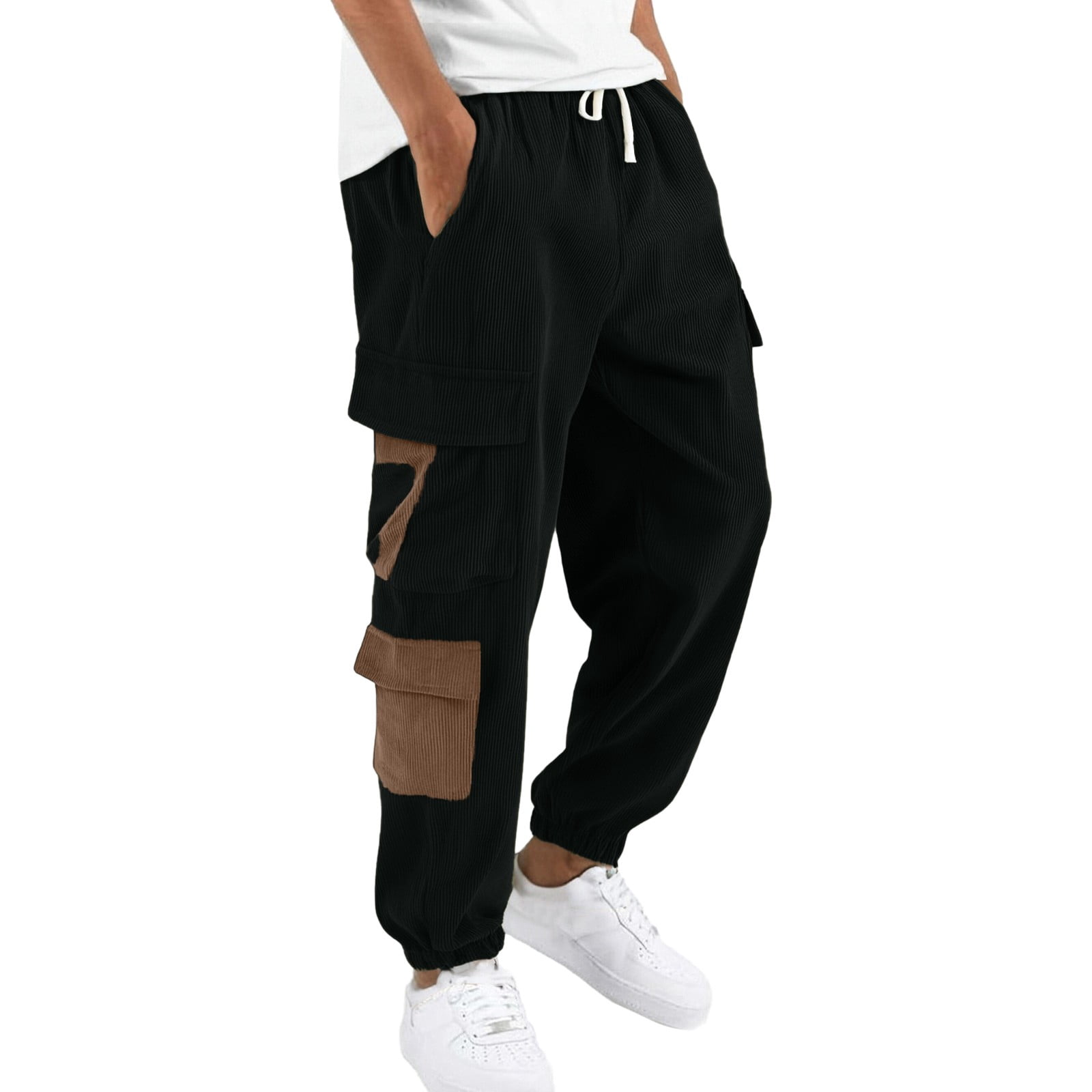 Cargo Pants Men Relaxed Fit Slim Fit Straight Leg Workout Jogging for ...