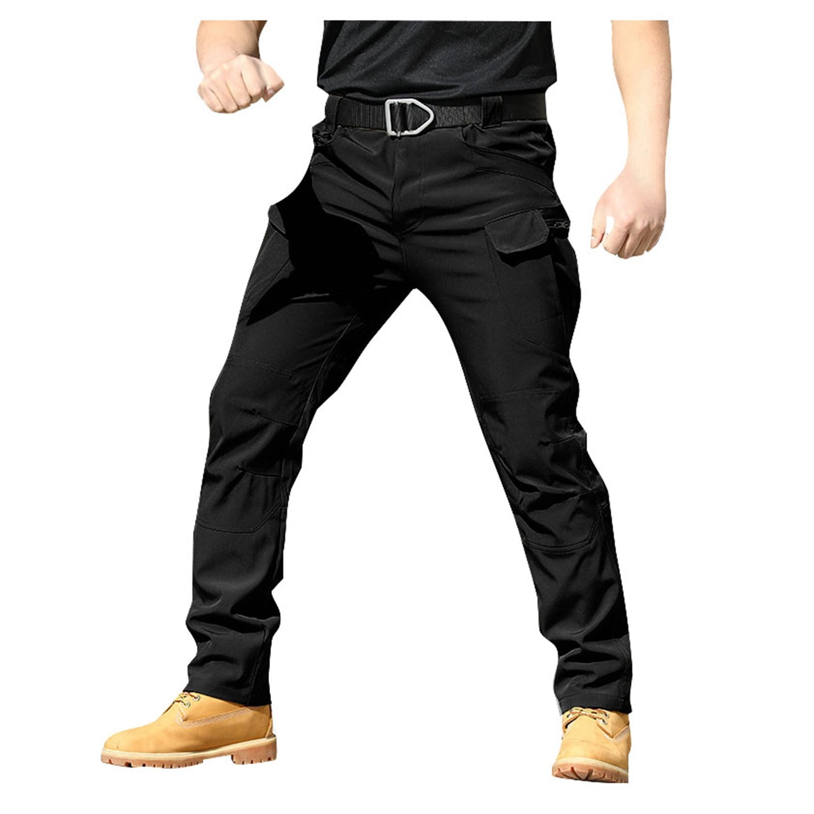 Cargo Pants Men Relaxed Fit Straight Leg Cargo Work Pants Mens Cargo ...
