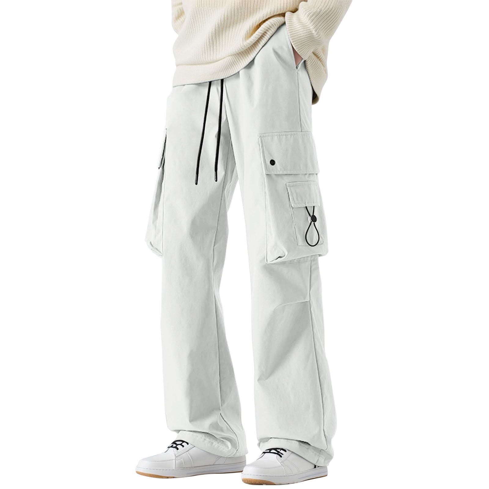 Cargo Pants Men Relaxed Fit Straight Leg Workout Jogging for Men Men's ...