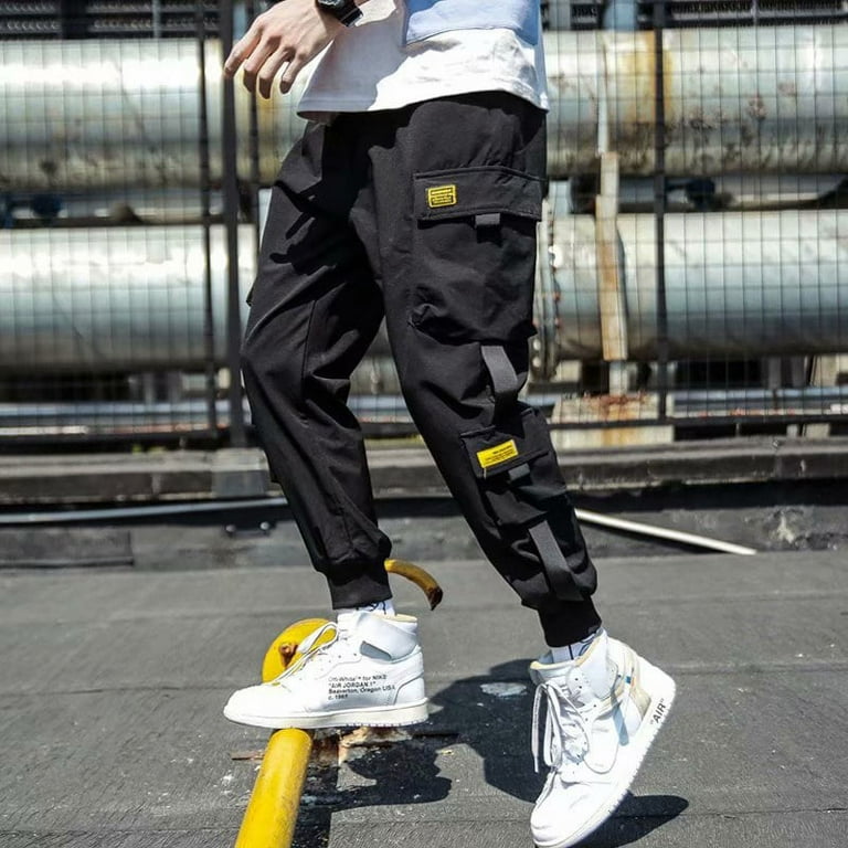 Hip Hop Joggers Cargo Pants Men Streetwear Fashion Sweatpants
