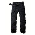 thumbnail image 1 of Cargo Pants Men Wild Overalls Stereoscopic with Pocket Overalls Loose Wear Outdoor Mens Pants, 1 of 3
