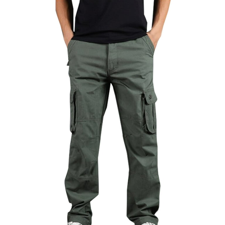Plus size cargo work pants hot sale