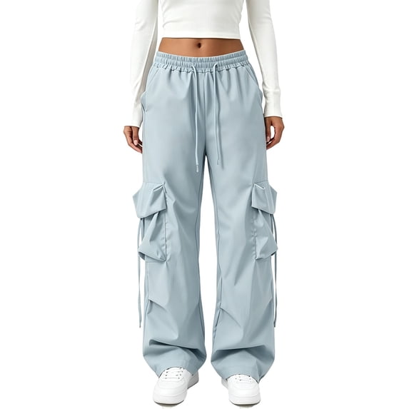 Cargo Pants for Women Military Pants Work Pants Construction Streetwear High Waisted Pants Wide Leg Gardening Pants Athletic Hiking Pants Baggy Jogging Casual Pants Baggy Pants