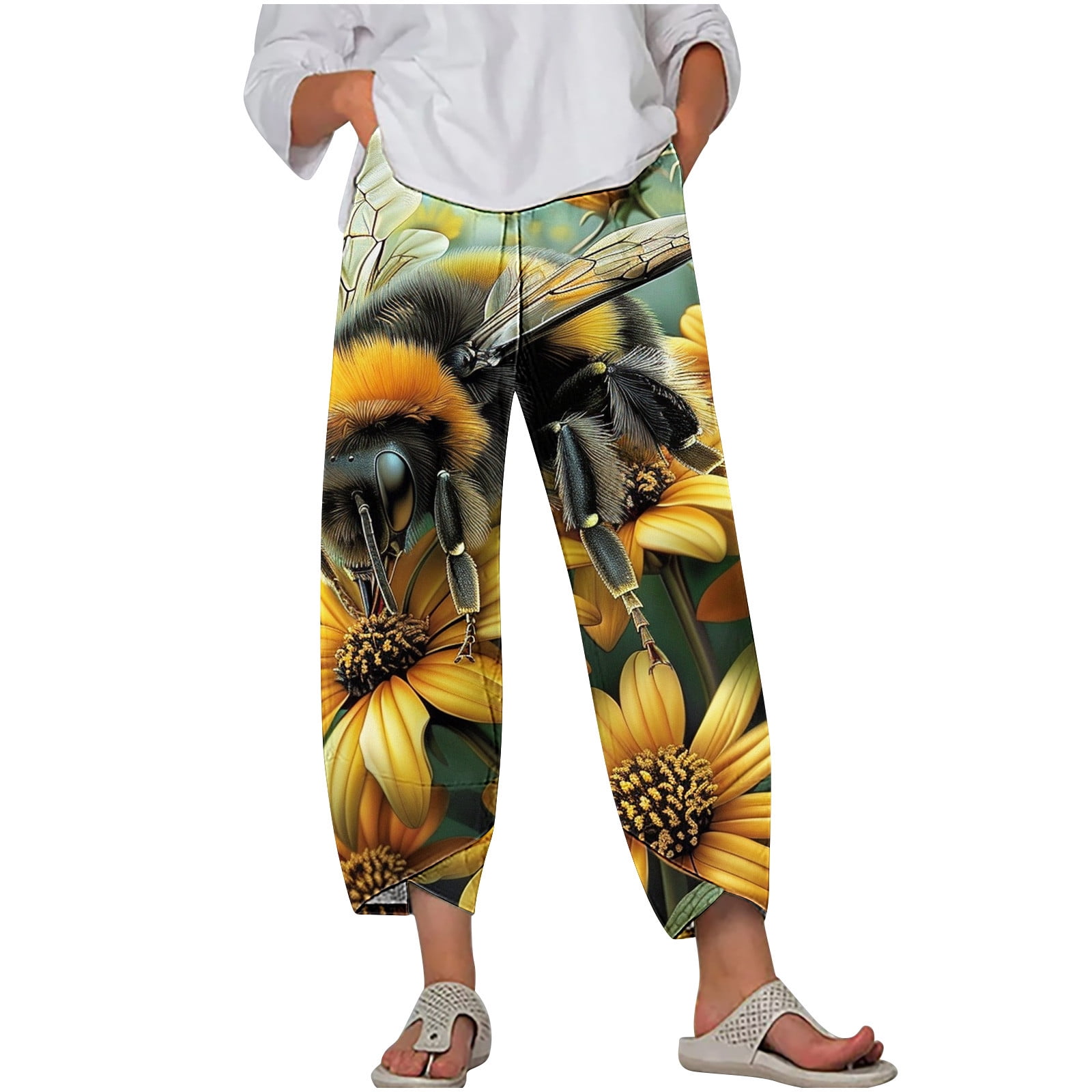 Cargo Pants Women Tall Long Capri Pants For Women Womens Linen Pants