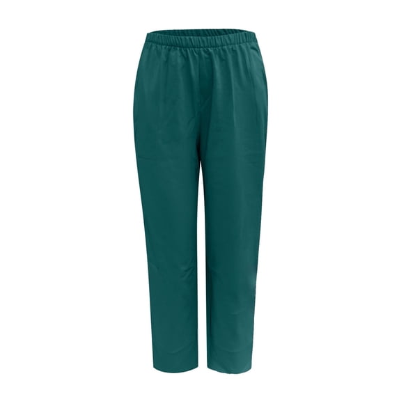 Cargo Pants Women Wearing Home Relaxed Fit Durable Daily Breathable Trendy Solid Color Full Green Denim Shorts Sizes M