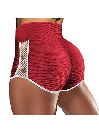 Mens Hot Yoga Shorts Women's Bike Shorts Womens High Waist Yoga Shorts  Pocket Women's High Waist Tight Yoga Workout Biker Shorts Women Leopard  Print