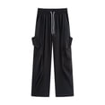 thumbnail image 1 of Cargo Pants Women's Cool Summer 2025 Waisted Slim Quick Drying Casual Wide Leg Paratrooper Sweatpants plus Size Yoga Pants with Pockets for Women High Waist Sweatpants Women Pants Women Straight Leg, 1 of 2
