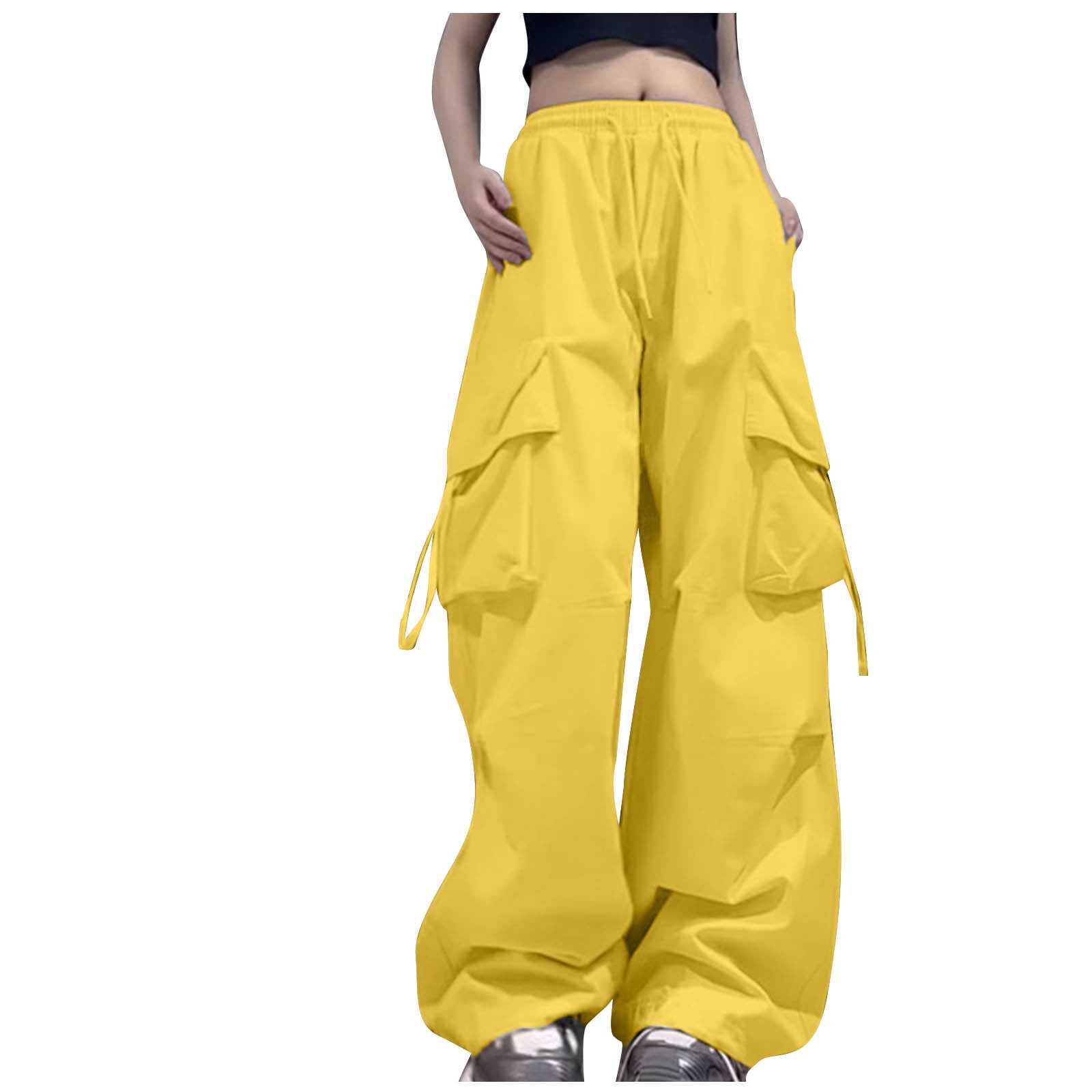 Cargo Pants Women's Loose Fit Oversized Jeans Hip Hop Funny Street