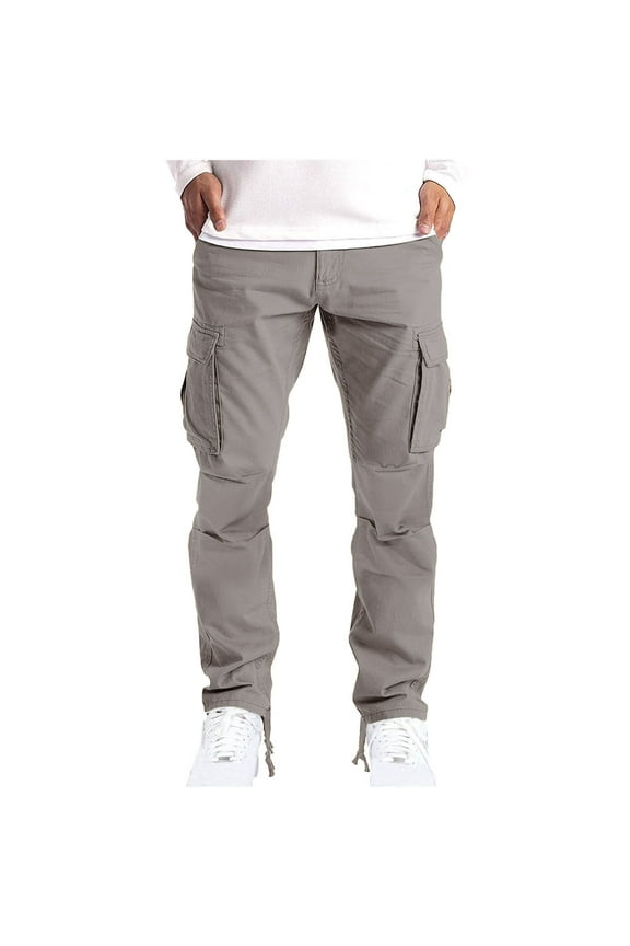 Cargo Pants for Men 2024, Mens Cargo Pants Casual Joggers Athletic Pants Cotton Loose Straight Sweatpants with Pockets