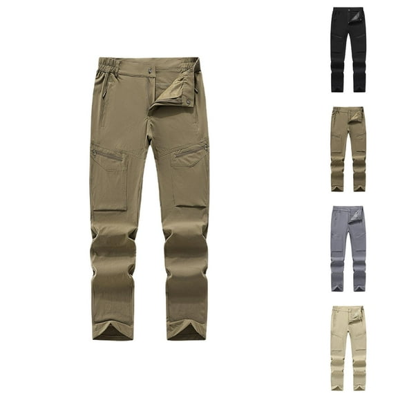 Cargo Pants for Men 2025 Lightweight Quick Dry Breathable Waterproof Straight Leg Combat Pants with Pockets Trousers