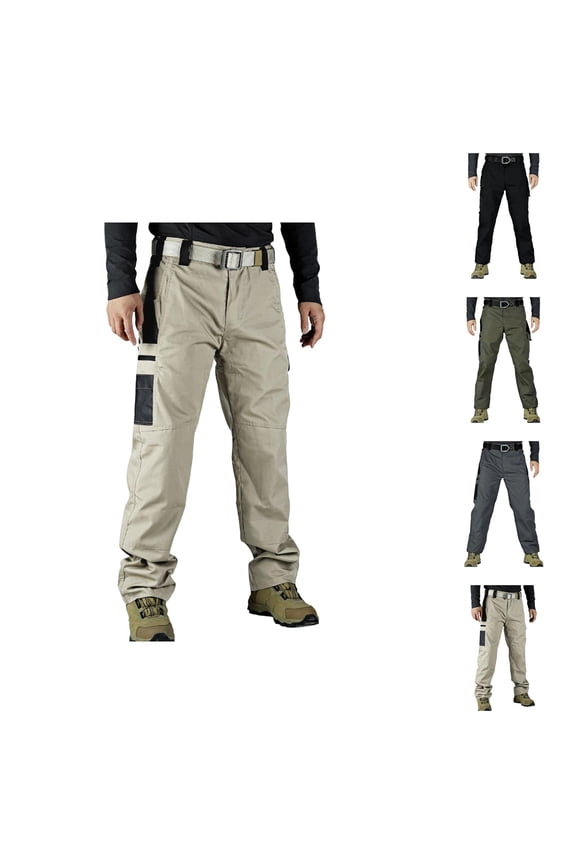 Cargo Pants for Men 2025 Outdoor Casual Durable Workout Work Combat Pants with Pockets Mens Trousers