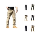 thumbnail image 1 of Cargo Pants for Men 2025 Outdoor Durable Stretch Slim Fit Hiking Combat Pants with Pockets Mens Trousers, 1 of 8