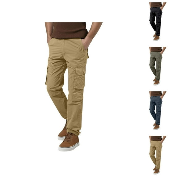 Cargo Pants for Men 2025 Outdoor Quick Dry Straight Leg Convertible Zip Off Combat Pants with Pockets Mens Trousers