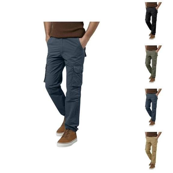Cargo Pants for Men 2025 Outdoor Quick Dry Straight Leg Convertible Zip Off Combat Pants with Pockets Mens Trousers
