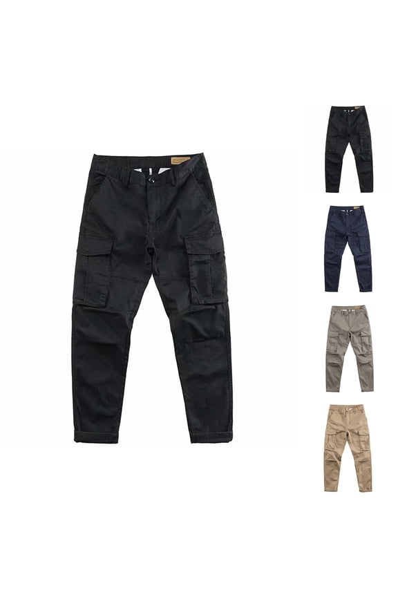 Cargo Pants for Men 2025 Street Casual Outdoor Sports Workout Cargo Work Pants with Pockets Mens Trousers