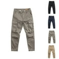 thumbnail image 1 of Cargo Pants for Men 2025 Street Casual Outdoor Sports Workout Cargo Work Pants with Pockets Mens Trousers, 1 of 5