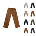 thumbnail image 1 of Cargo Pants for Men 2025 Summer Lightweight Elastic Waist Drawstring Work Pants with Pockets Mens Trousers, 1 of 4