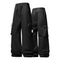 thumbnail image 1 of Cargo Pants for Men Athletic Hiking Joggers Lightweight Workout Trousers Big and Tall Gym Pants with Pockets, 1 of 6