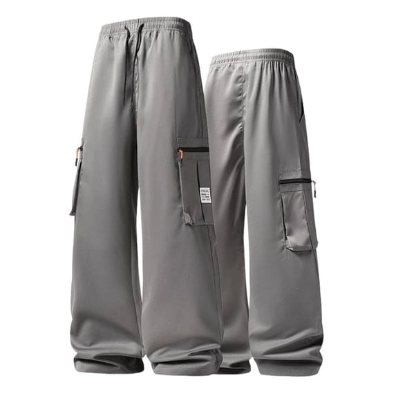 Cargo Pants for Men Athletic Hiking Joggers Lightweight Workout Trousers Big and Tall Gym Pants with Pockets