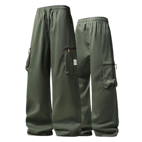Cargo Pants for Men Athletic Hiking Joggers Lightweight Workout Trousers Big and Tall Gym Pants with Pockets