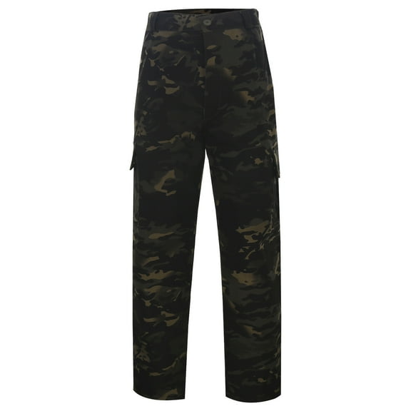 Cargo Pants for Men Baggy Outdoor Tactical Training Pants Multi Pockets Straight Leg Lightweight Utility Trousers Camouflage2 170