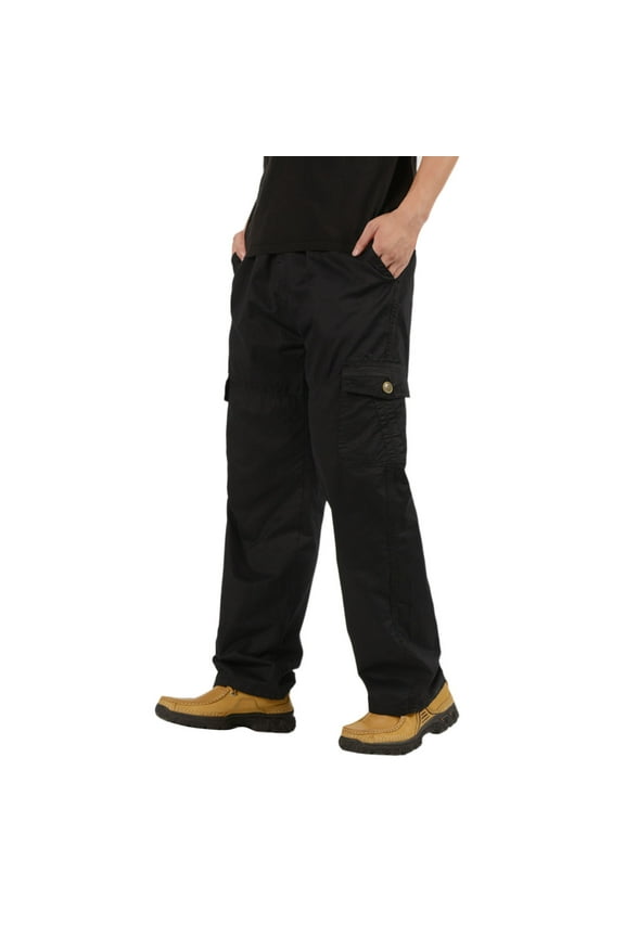 Cargo Pants for Men Baggy Pants Loose Fit Joggers with Pocket Hiking Pant Mens Active Pants