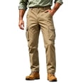 thumbnail image 1 of Cargo Pants for Men Casual Elastic Waist Work Pants, 1 of 9