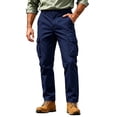 thumbnail image 1 of Cargo Pants for Men Casual Elastic Waist Work Pants, 1 of 9