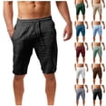 thumbnail image 1 of Cargo Pants for Men Fashion Mens Casual Solid Pockets High Waist Loose Bandage Pants Knee Lenght Khaki 3Xl, 1 of 6