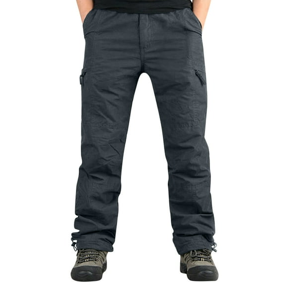 Cargo Pants for Men Fashion Multi Pocket Zipper Buckle Pants Tooling Pants Casual Comfort Outdoor Daily Wear