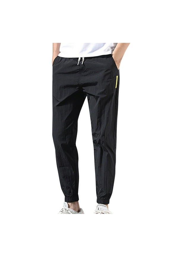 Cargo Pants for Men Fashionable Plus Size Loose Tracksuit with Tied Feet Cargo Pants for Men