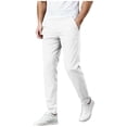 thumbnail image 1 of Cargo Pants for Men High Stretch Multi-Pockets Cargo Pant Breathable Lightweight Men's Chino Pants Casual Elastic Waist, 1 of 8