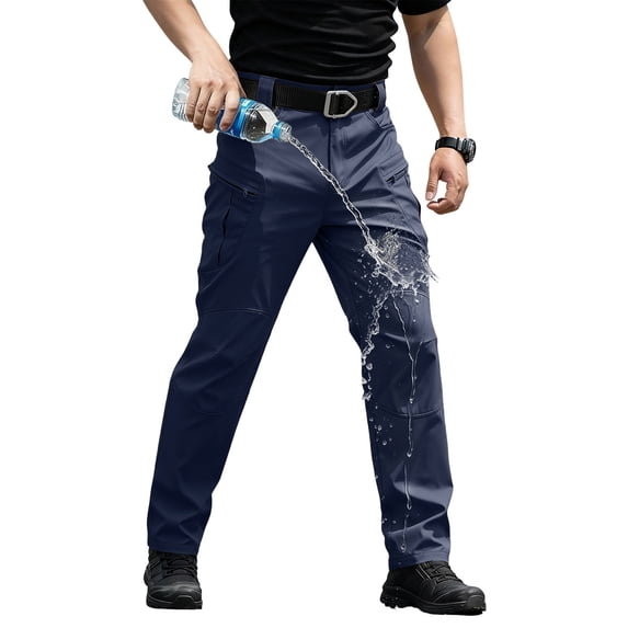 Cargo Pants for Men Hiking Fishing Outdoor Stretch Cargo Joggers Comfort Relaxed Fit Construction Work Pants
