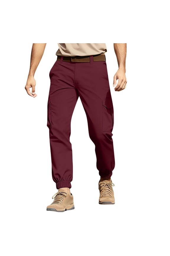 Cargo Pants for Men Light Breathable Tapered Flexible Work Pants Quick-Dry Fishing Workout Tactical Trousers 2025