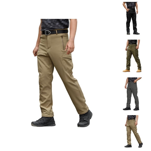 Cargo Pants for Men Lightweight Hiking Travel Trousers with Pockets for Outdoor Camping Work Mens Casual Pants