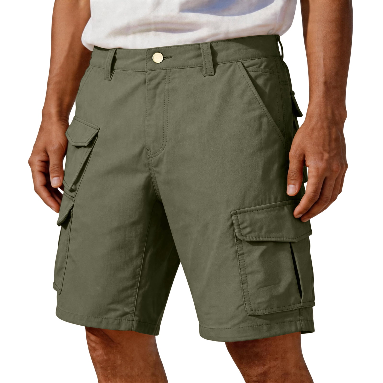 Cargo Pants for Men Lightweight Stretch Casual Outdoor Work Hiking ...