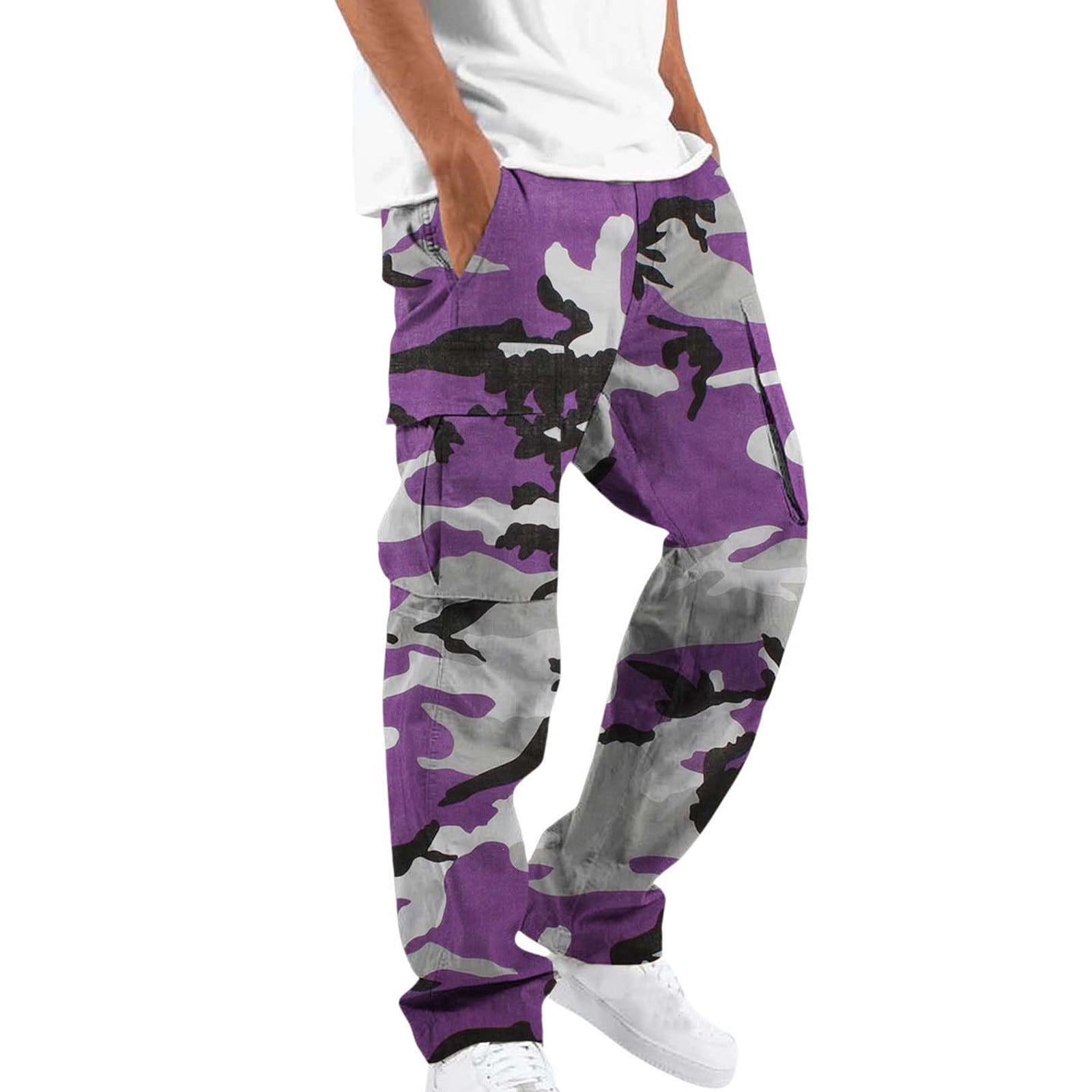 Men's Camouflage Straight Cargo Jeans main image 0