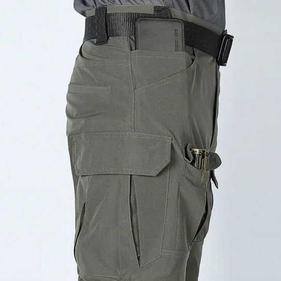 Cargo Pants for Men Men's Outdoor Solid Color Pocket Slim Pants Full Length Pants 