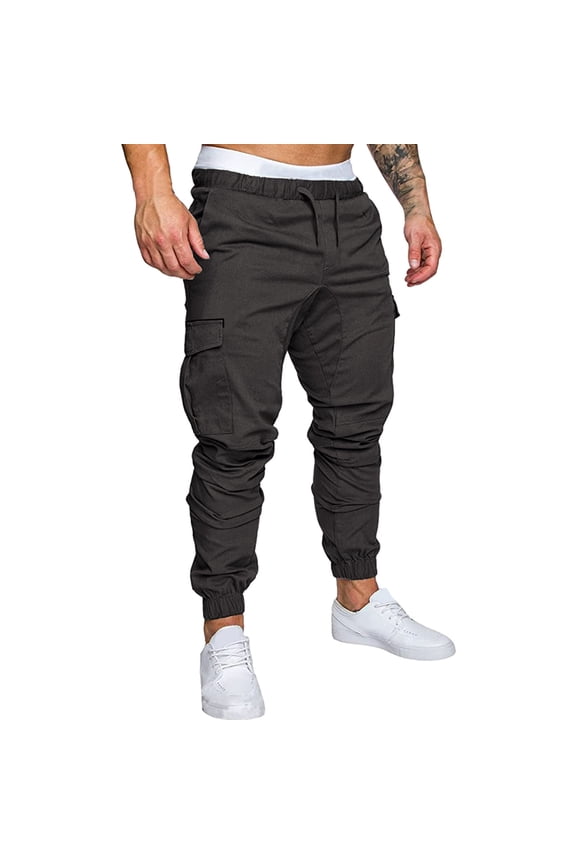 Cargo Pants for Men Mens Cargo Pants Brown Pants Mens Khaki Pants Slim Fit Dress Slacks for Men Mens Slacks