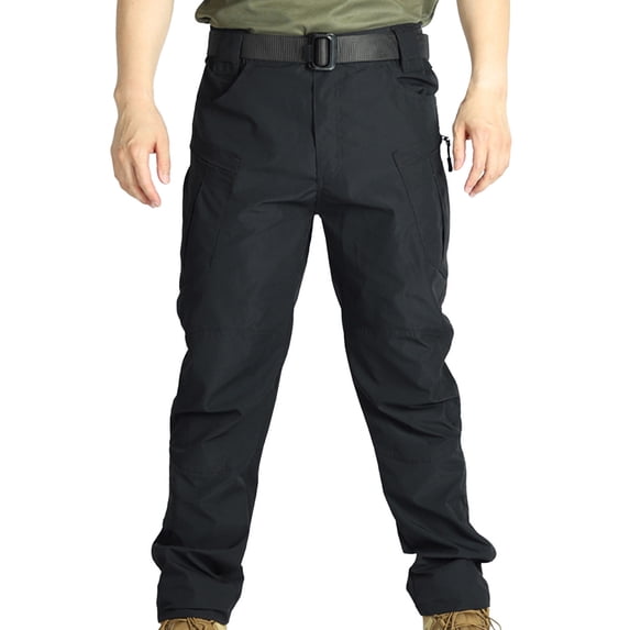 Cargo Pants for Men - Mens Lightweight Ripstop Tactical Pant Water Resistant Windbreaker Outdoor Hiking Work Sweatpant